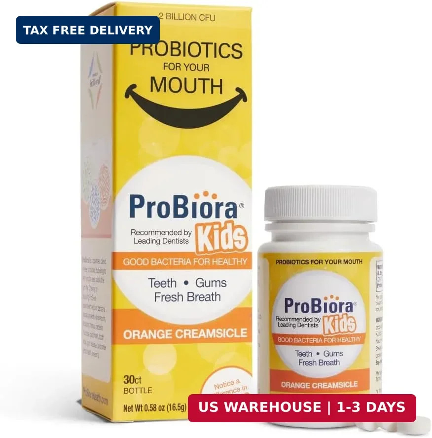 ProBiora Kids Oral-Care Chewable Probiotic Tablets | Probiotic Supplement Design