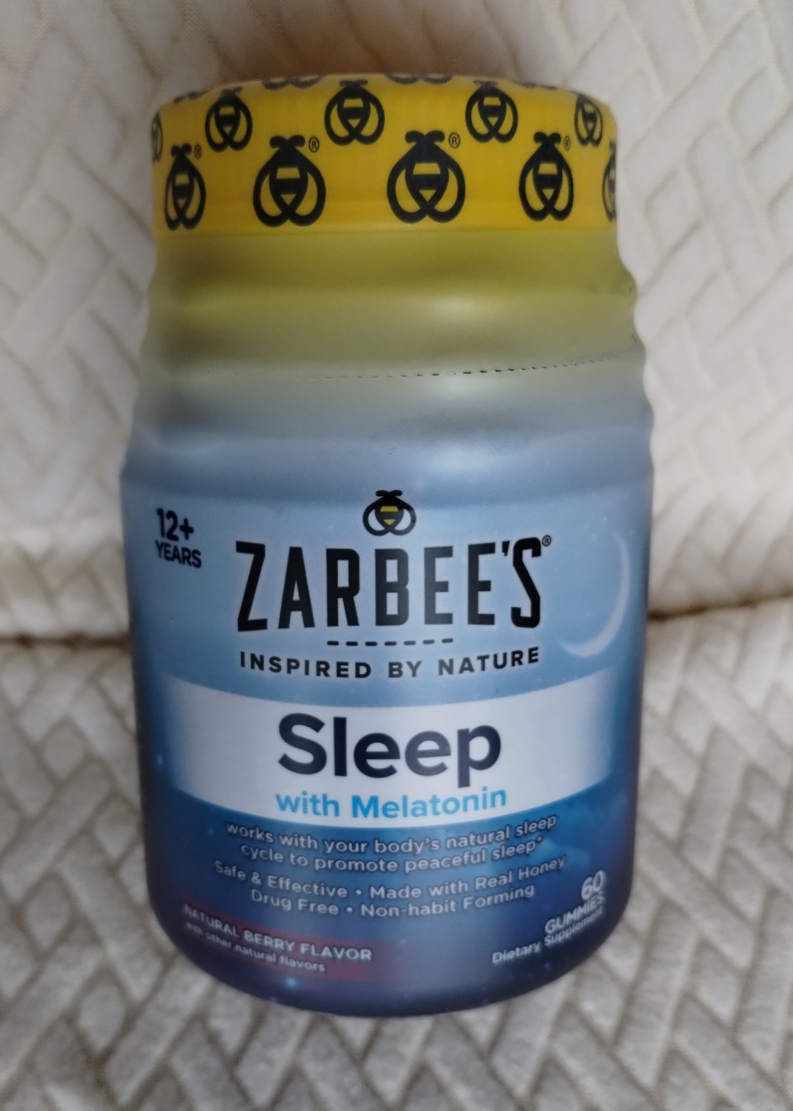 ZARBEE’S Naturals Sleep w/Melatonin Supplement 60 Gummies Mixed Fruit Exp 8/2027
