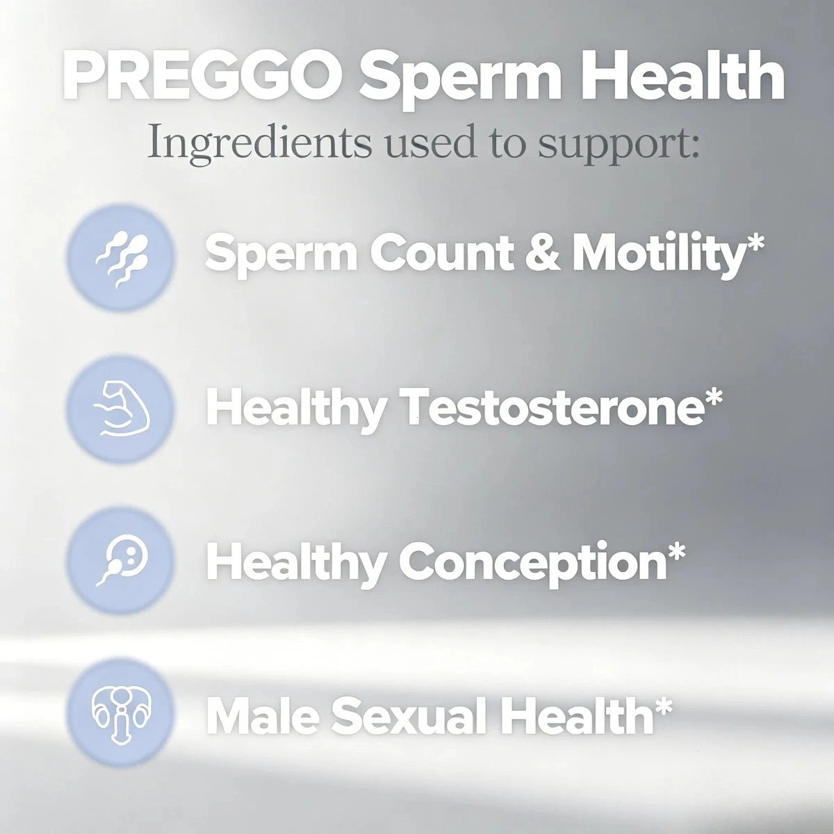 3 Pack PREGGO O-Positive Sperm Health Boost Capsules – 180 Count For Men