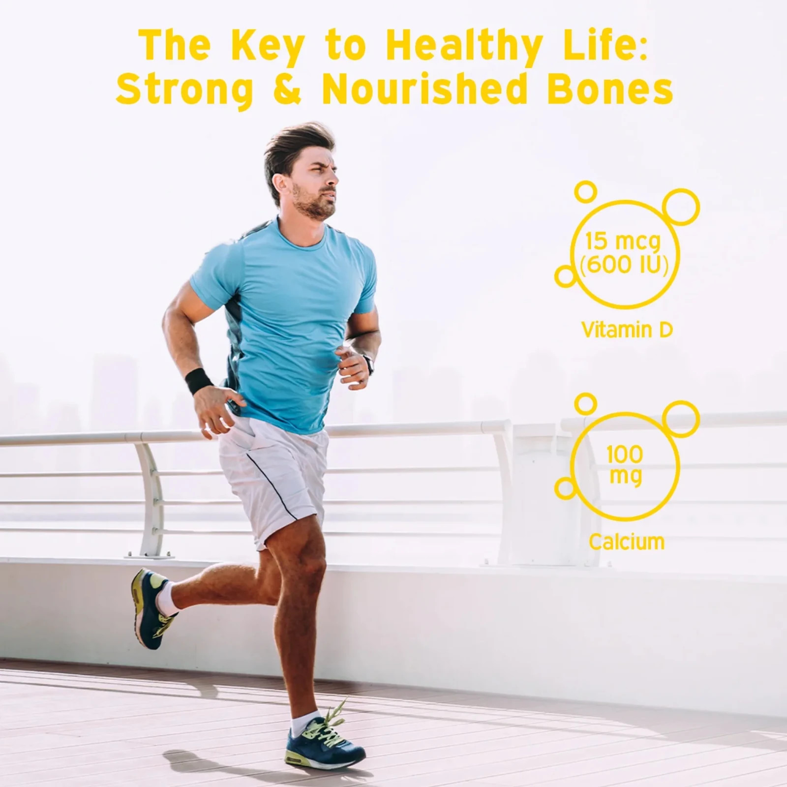 Supradyn Naturals Calcium Tablet for Bones, Joints, and Muscles Care Man & Woman