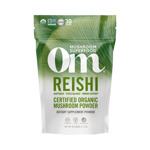 Reishi Mushroom Superfood Powder 60 Grams By Om Mushrooms
