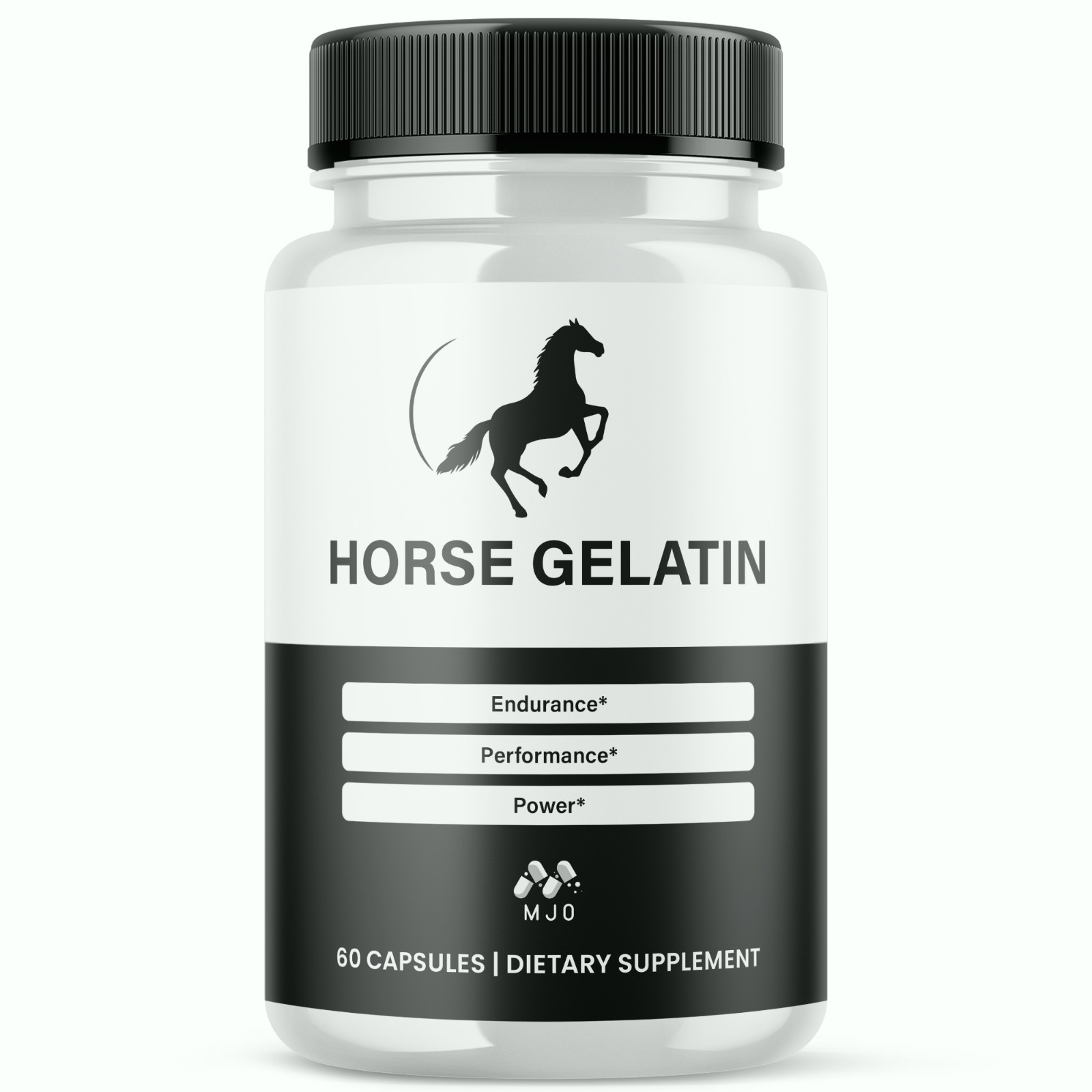 (1 Pack) Horse Gelatin Advanced Male Health Support HorseGelatin 60 Capsules