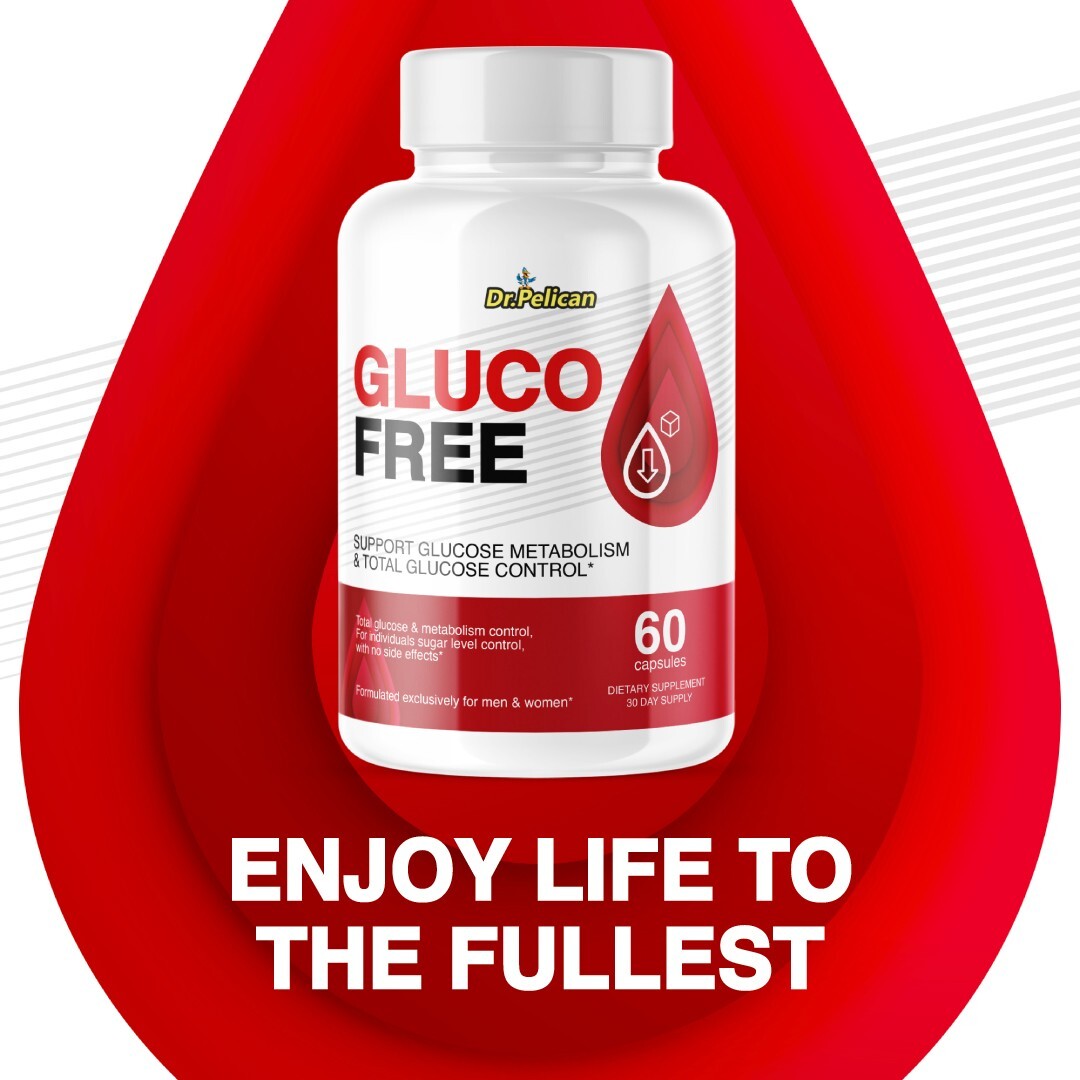 Gluco Free- Cardiovascular Health, Blood Pressure & Sugar Support- 2 Bottles