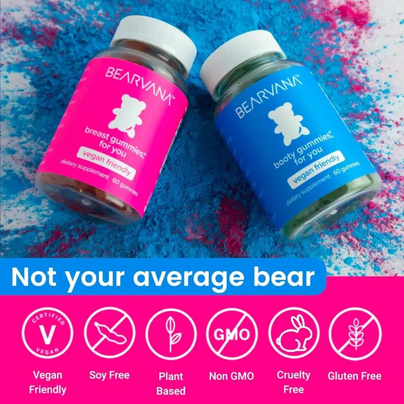 BEARVANA Women’s Multivitamin Gummies Combo Pack – Includes Herbal Extracts
