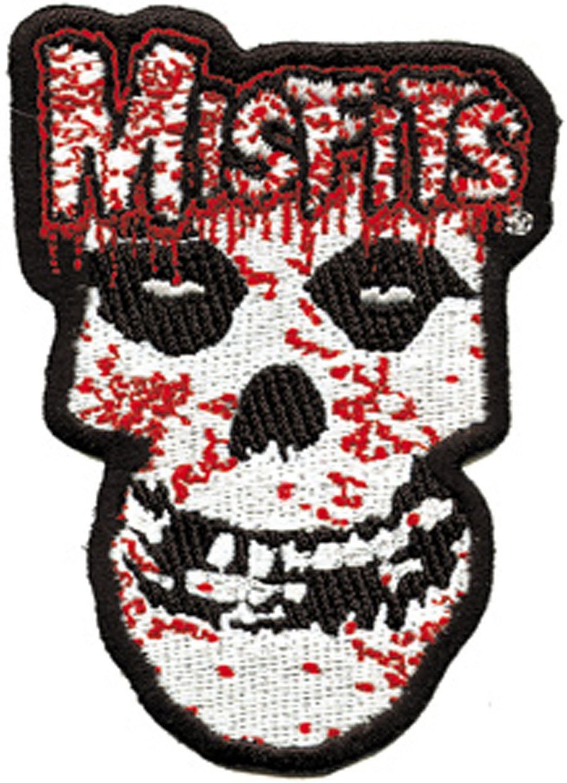 C&D Visionary Application Misfits Bloody Skull Patch, Black