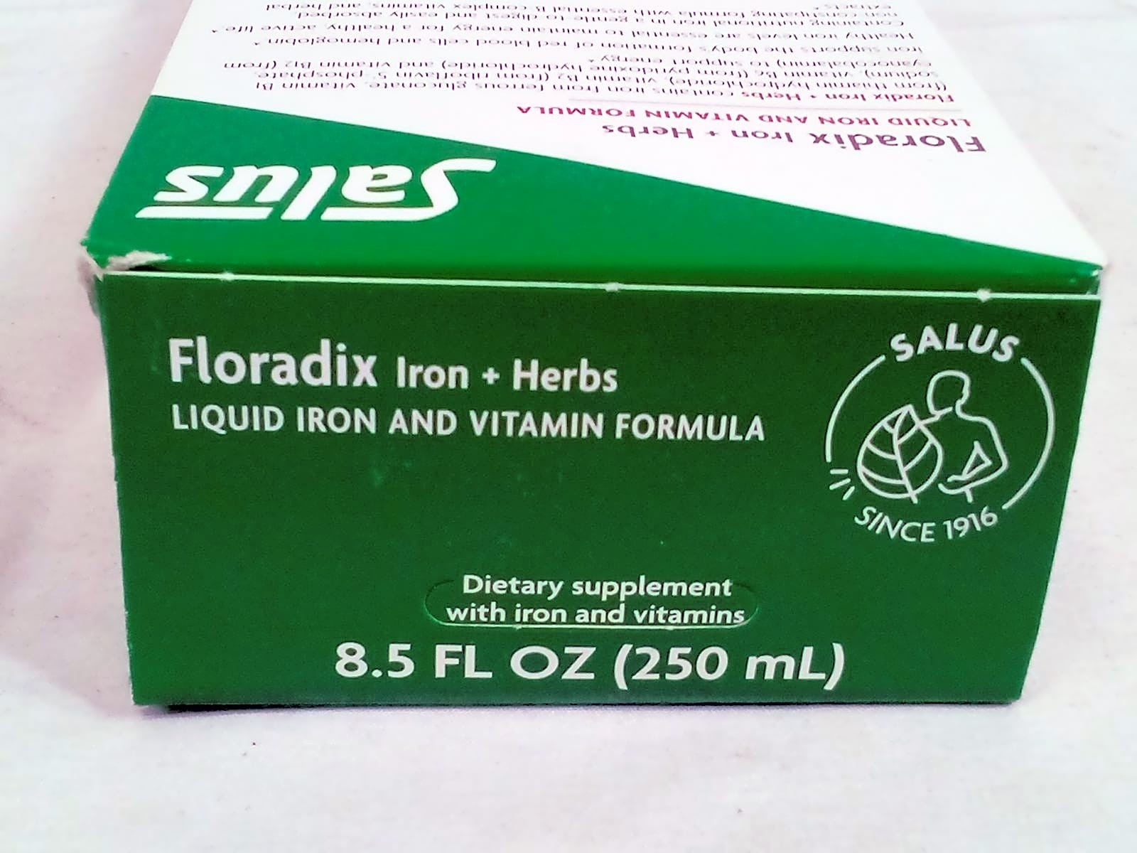 Floradix Iron & Herbs Liquid Herbal Iron Supplement 8.5 fl oz