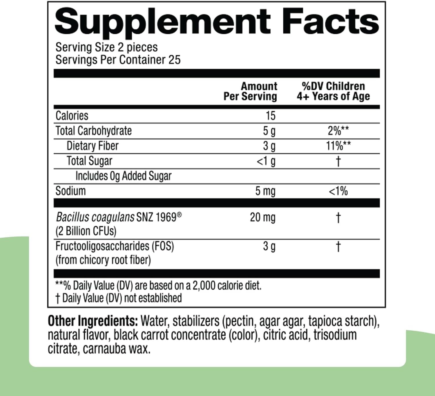 BIOSTIME KIDS PROBIOTICS & PREBIOTIC FIBER FRUITY BITES SUPPORT DIGESTIVE HEALTH