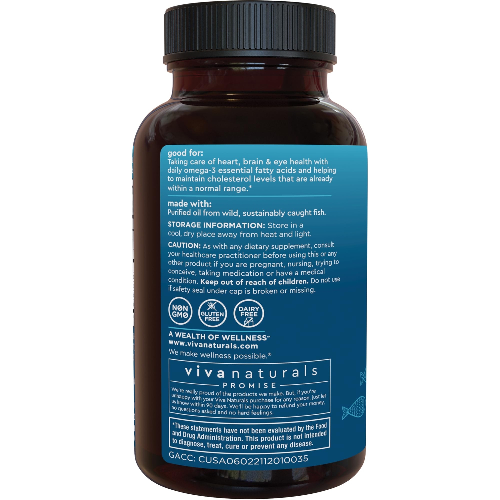 Omega 3 Fish Oil Supplement for Women and Men – 2500 mg Triple Strength Fish Oil