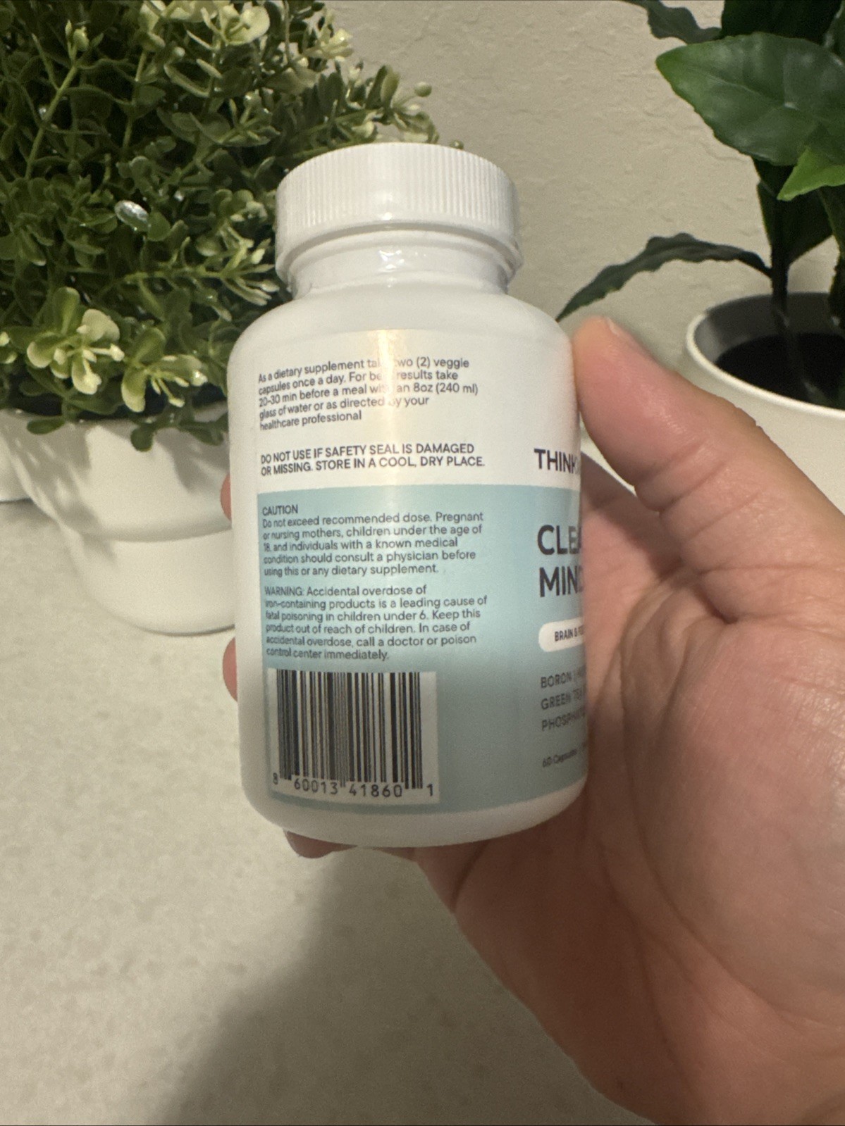 THINKWELL LABS Brain Supplements for Memory and Focus for Women and Men, Focus