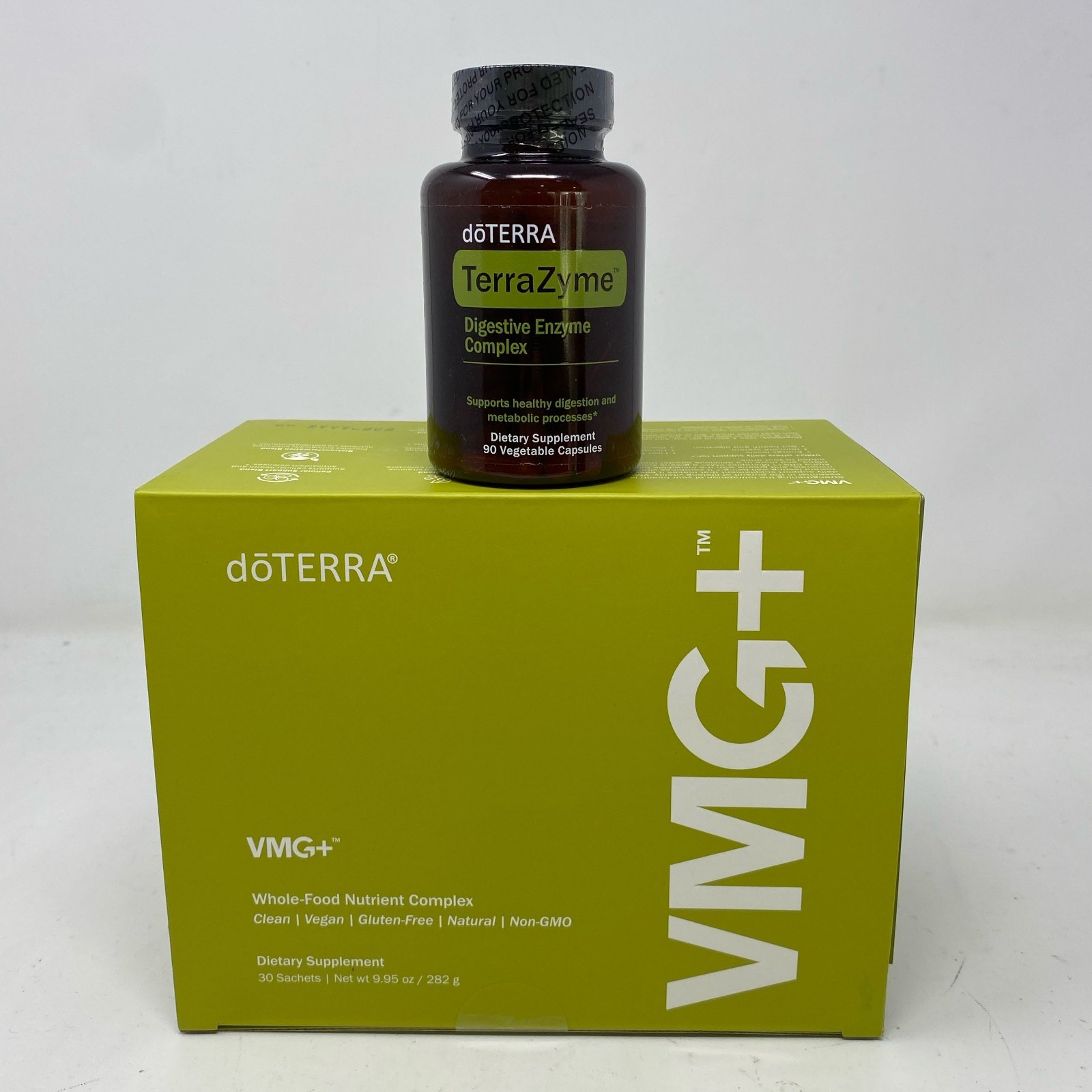doTERRA VMG+ 30ct + TerraZyme 90ct Wellness Set EXP 2026