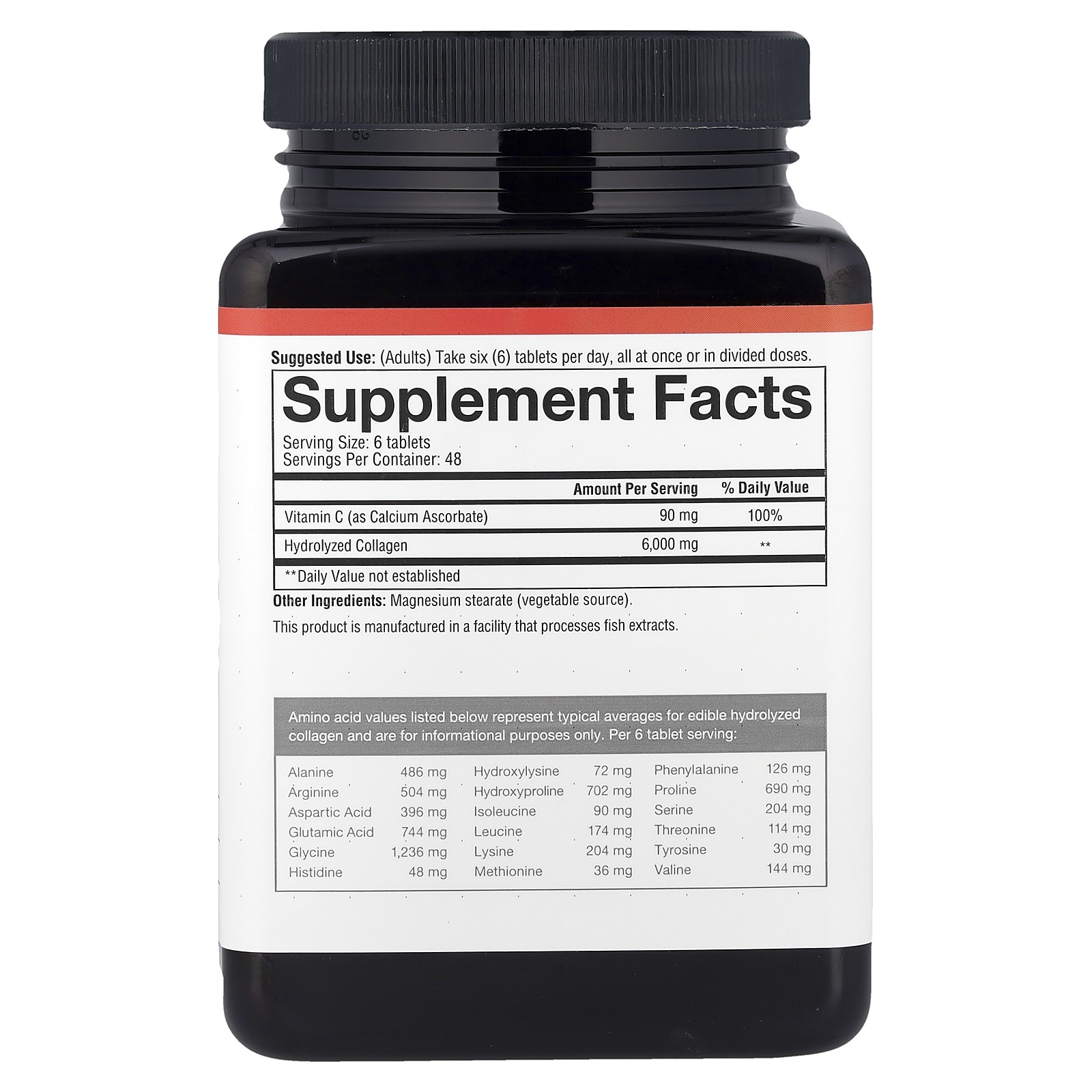 Collagen, 6,000 mg, 290 Tablets