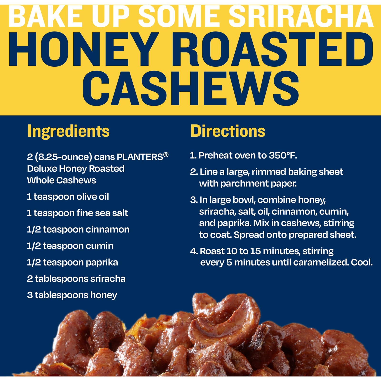 PLANTERS Deluxe Honey Roasted Whole Cashews, 8.25 Ounce (Pack of 1), Blue