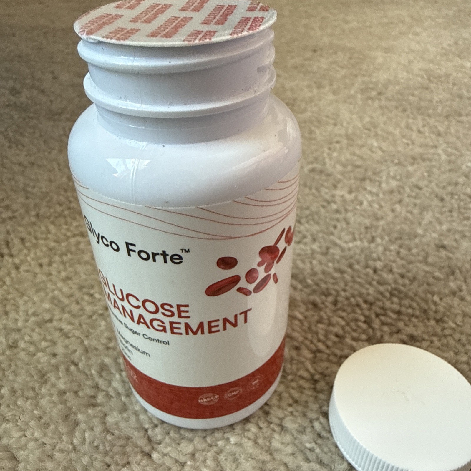 Glyco Forte Blood Health Support Dietary Supplement 30 Capsules Exp: 8/2027