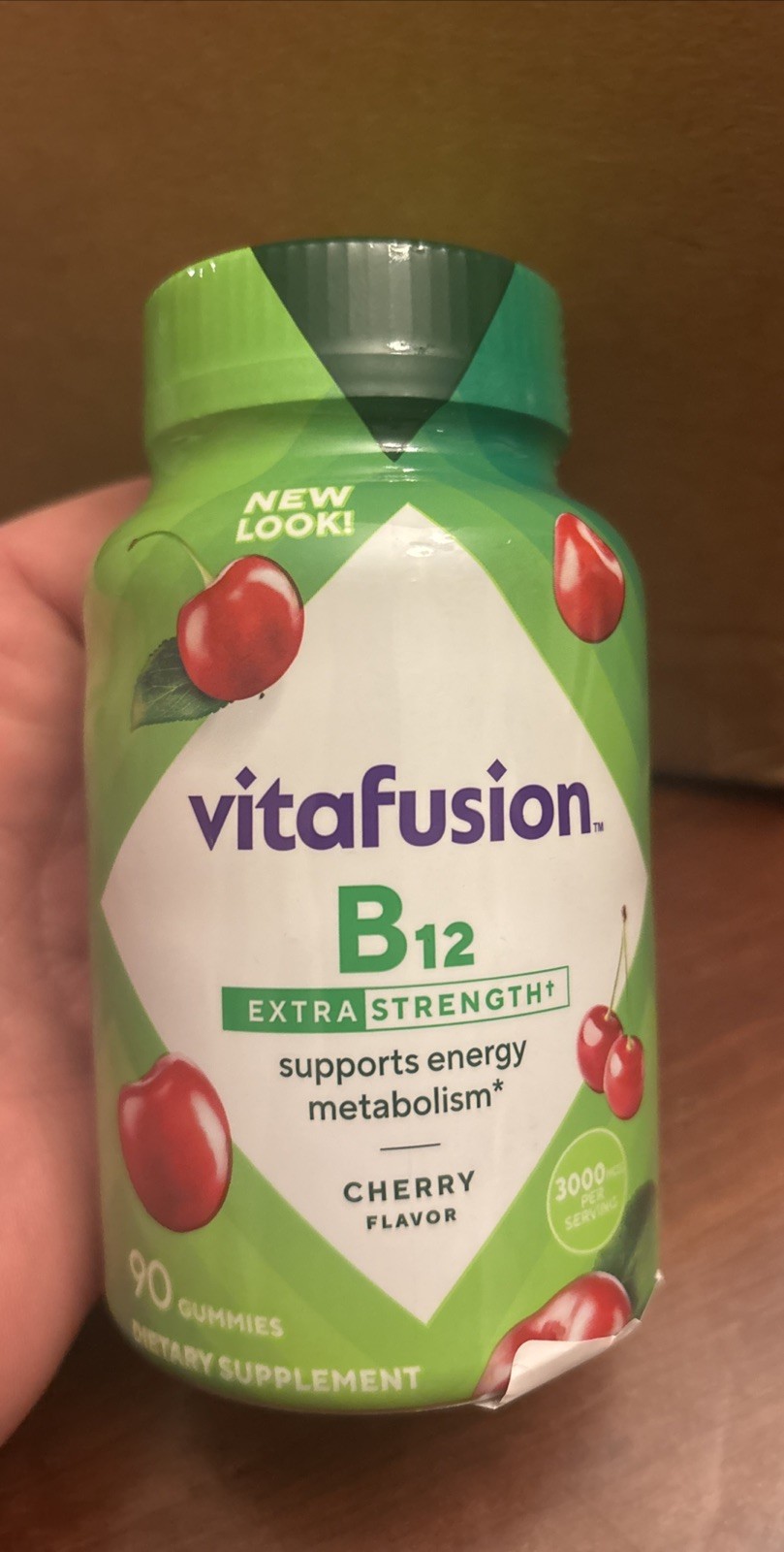 Vitafusion Extra Strength Vitamin B12 Gummies, 90 Count (Packaging May Vary)
