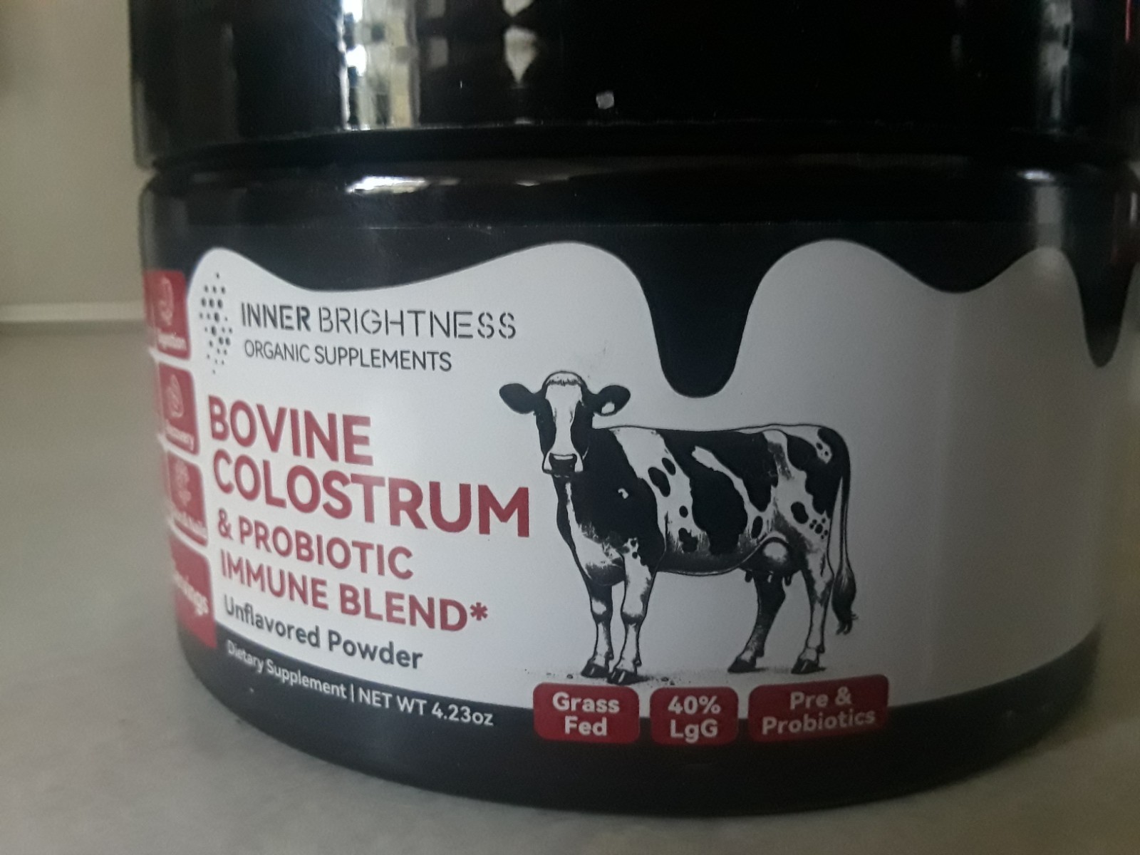 Inner Brightness Organic Supplement Bovine Colostrum Powder. New. Free shipping