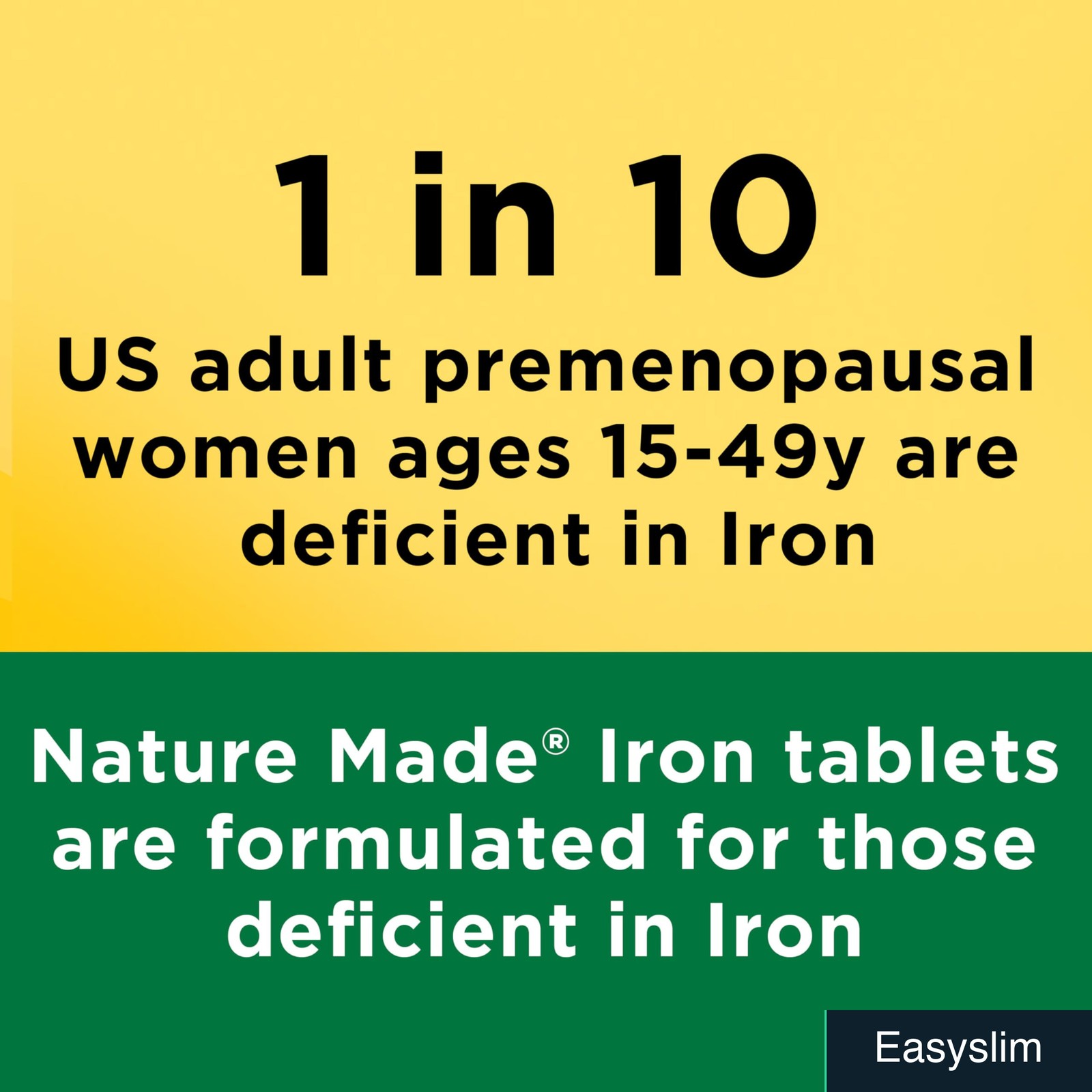 Iron Supplement Tablets 65mg Ferrous Sulfate 180 Count 180 Day Pack
