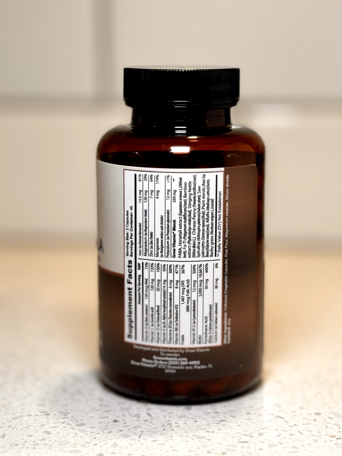 Dr. Berg’s Hair Formula Supports Healthy Hair Nails Skin+ 90 Tabs Exp 02/25+
