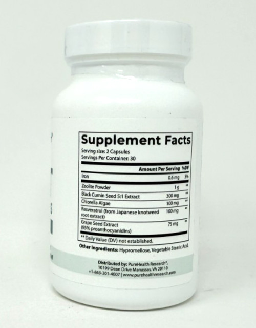 PureHealth Research Gut Wellness Formula – 60 Vegetarian Capsules, EXP 8/2026