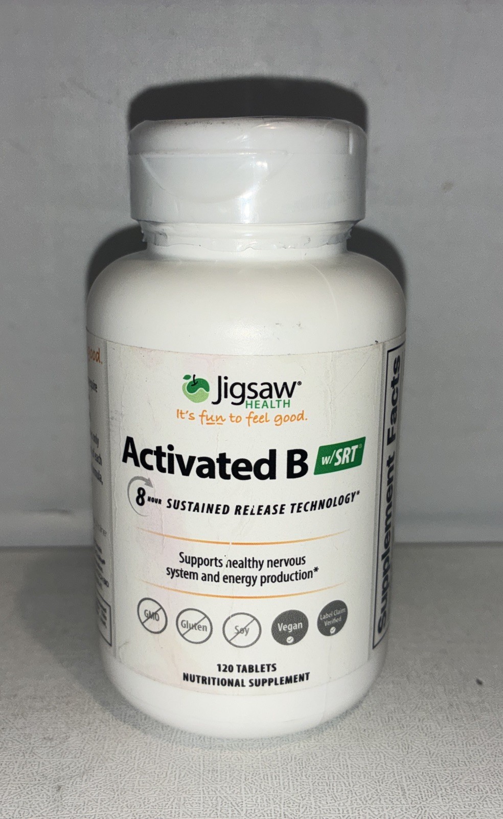 Jigsaw Activated B w/SRT®/ 120 Tablets / Exp 12/2027