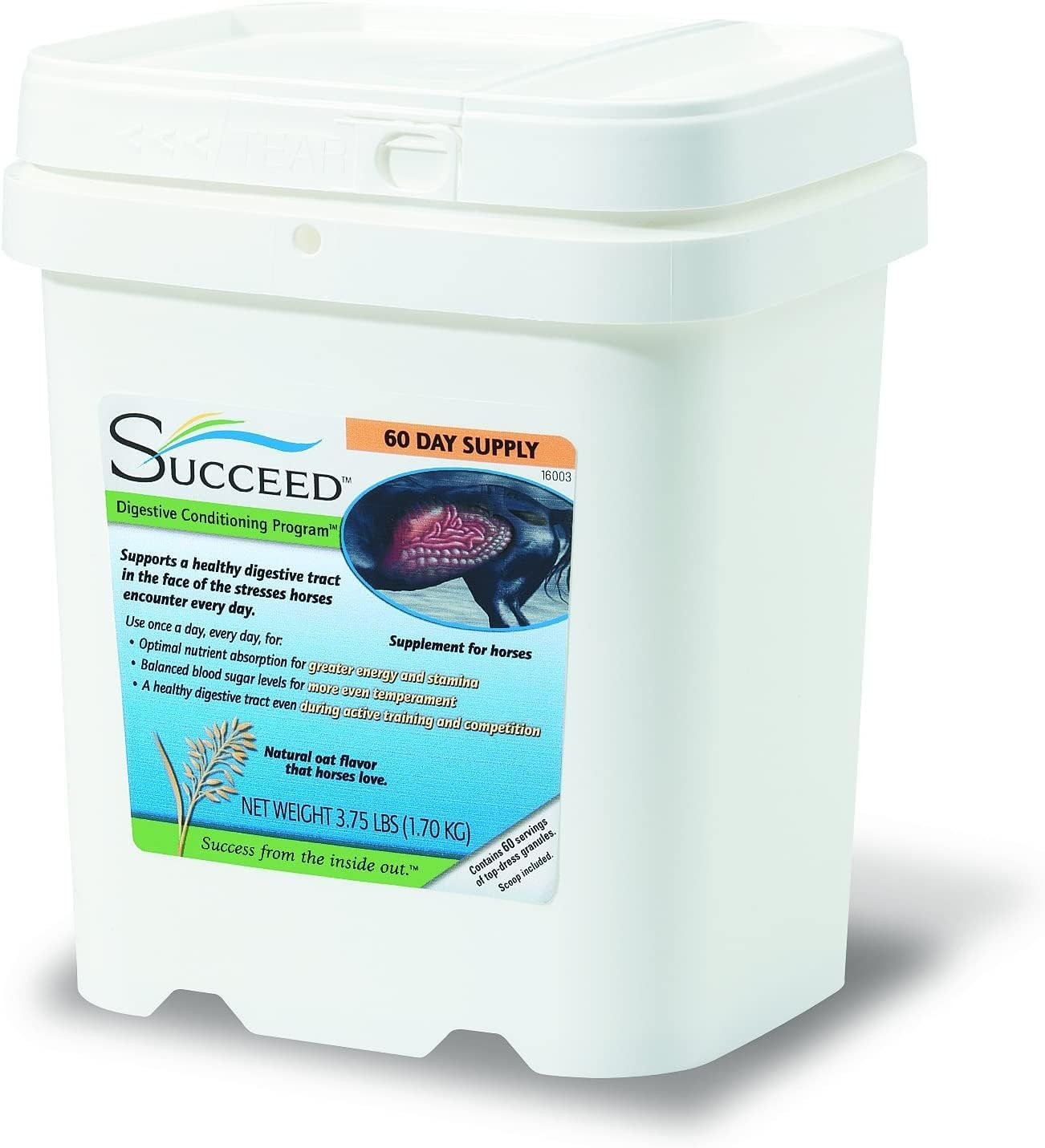 Succeed Granules for Equine Health – 3.75 Lb Bag for Optimal Performance