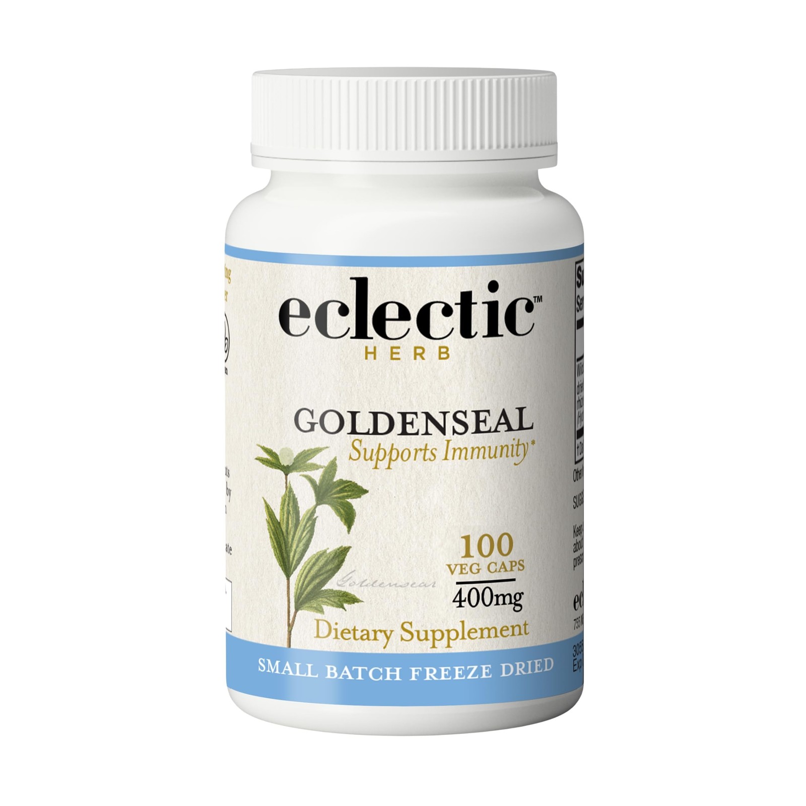 Eclectic Herb – Goldenseal Capsules | Supports Immunity, Healthy Sinuses + Mu…