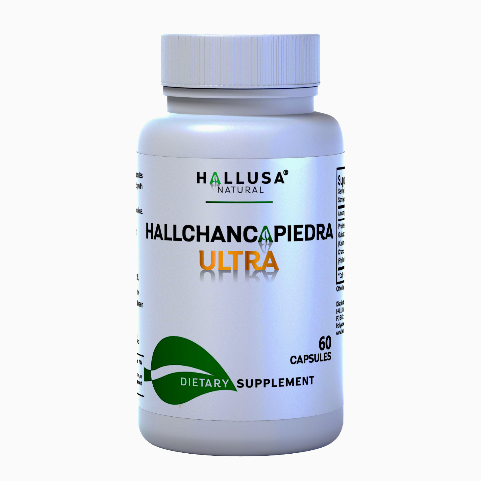 Hallchancapiedra Ultra 1000 mg – Chancapiedra Extract and Guisazo 60 Cap Kidney