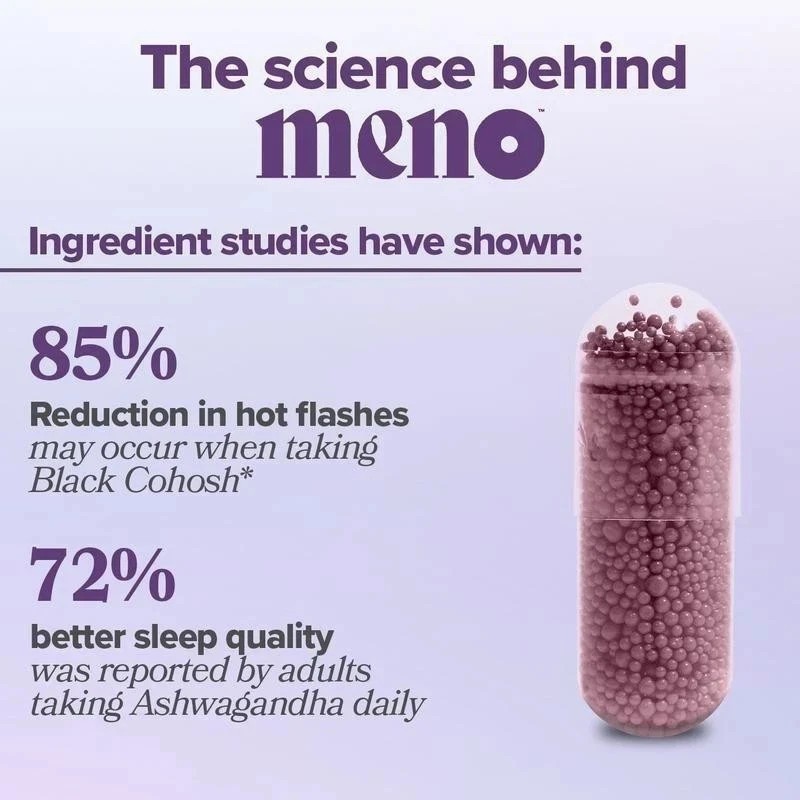 MENO Vitamins for Menopause, 30 Servings (Pack of 1) – Menopause Supplements NEW
