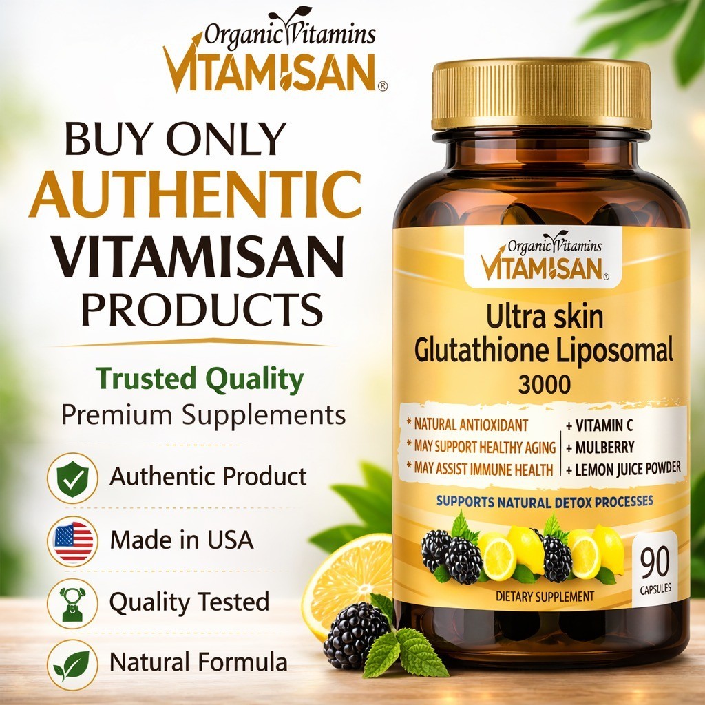 Liposomal Glutathione 3000mg High Absorption Antioxidant + Vitamin C 90 Caps