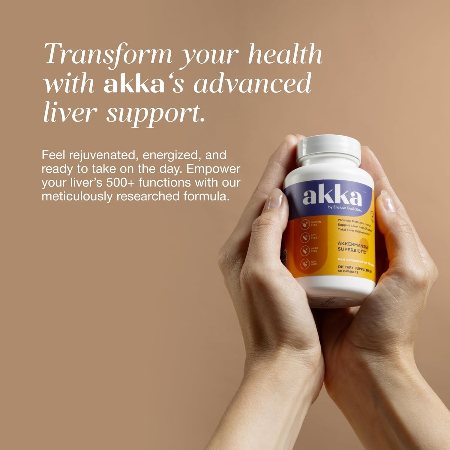 AKKA Premium Liver Cleanse Detox&Repair Superbiotic-Supports Liver Health 60Caps