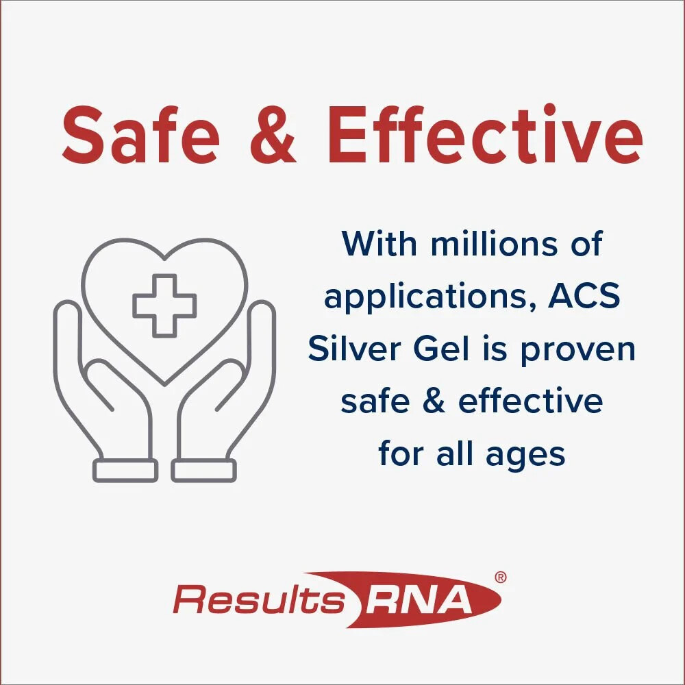 Results RNA ACS 200 Colloidal Silver Gel Extra Strength – 15 oz Pump – New!
