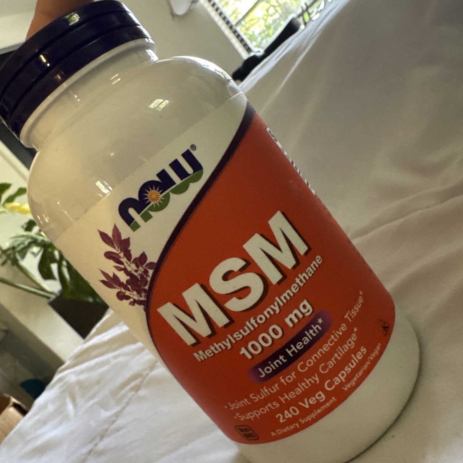 NOW Foods MSM 1000 mg., 240 Capsules