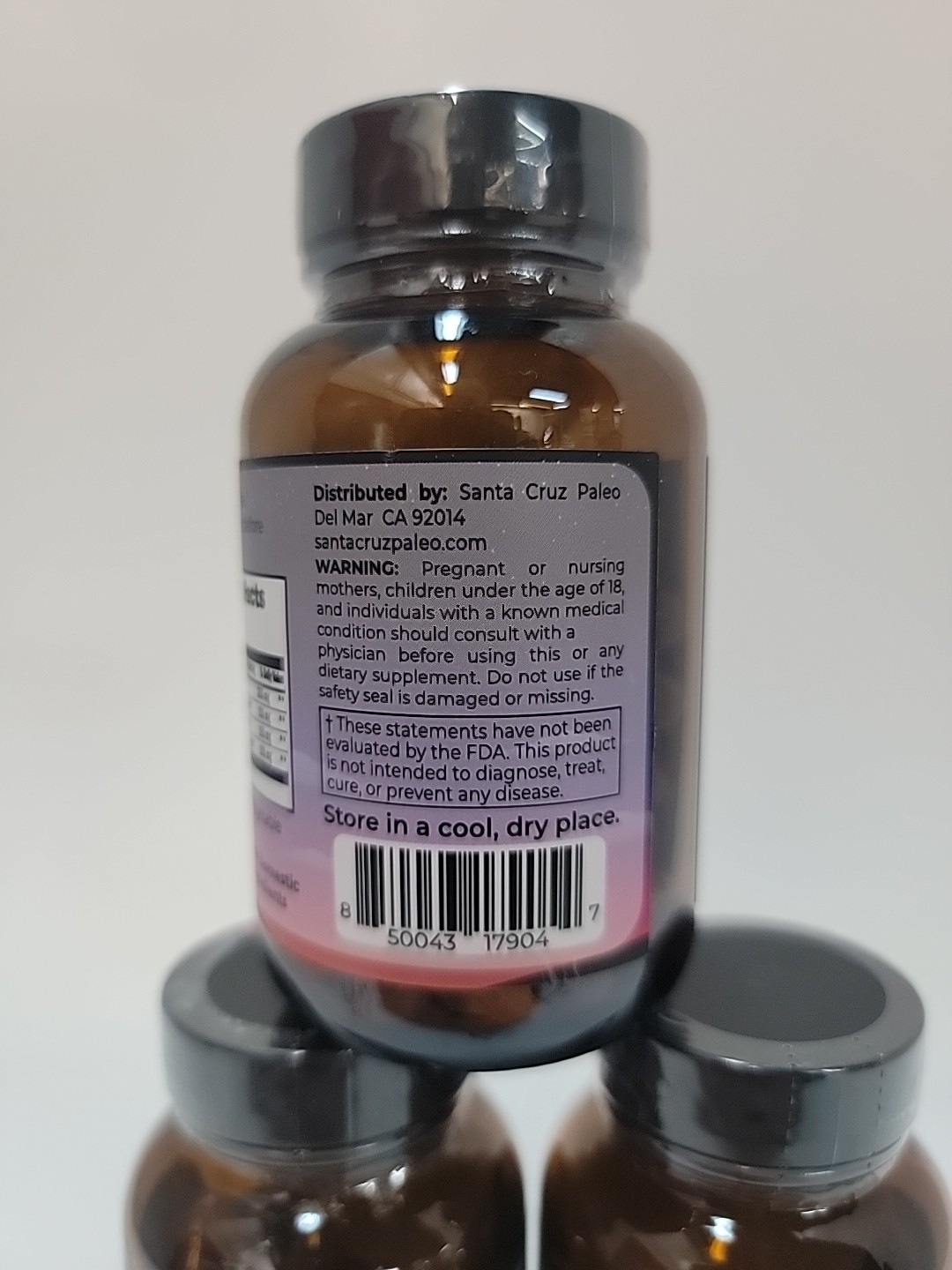 3 Bottles Santa Cruz Paleo Deep Sleep Caps – Sealed New – Exp 10/2026 .