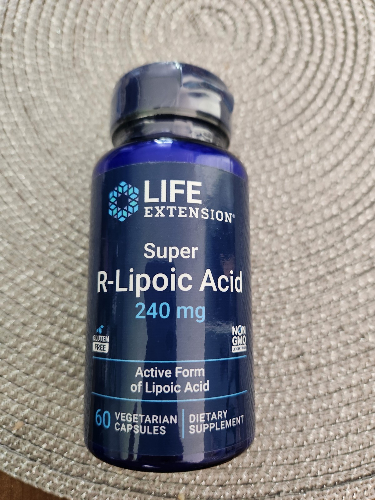 Super R-Lipoic Acid 240mg R-ALA Bio-Enhanced Lipoic Acid 60Caps Life Extension