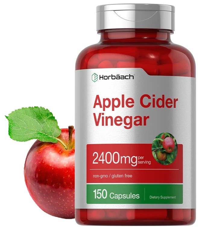 2 BOTTLES-Apple Cider Vinegar Capsules | 2Kmg | 150 Count | Non-GMO| by Horbaach