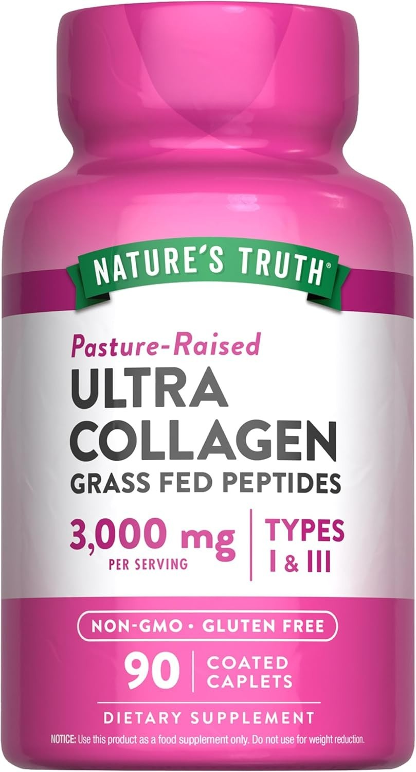2 Nature’s Truth® Ultra Collagen Peptides 3000mg Type 1 & 3 with Vitamin C 90 Ct