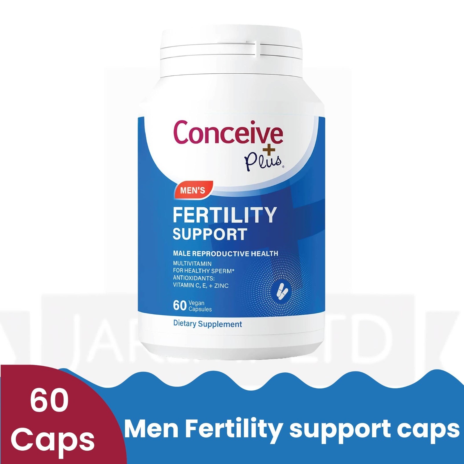 CONCEIVE Plus Men’s Fertility Support, 60 Vegan Capsules