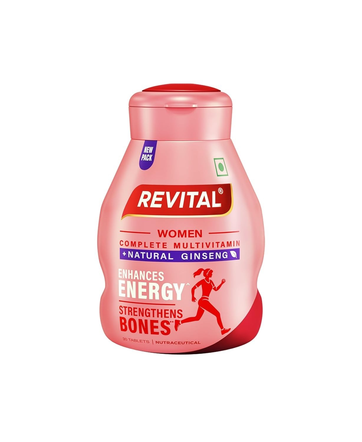 Revital For Women with Multivitamins, Calcium, Zinc & Natural Ginseng 30Caps