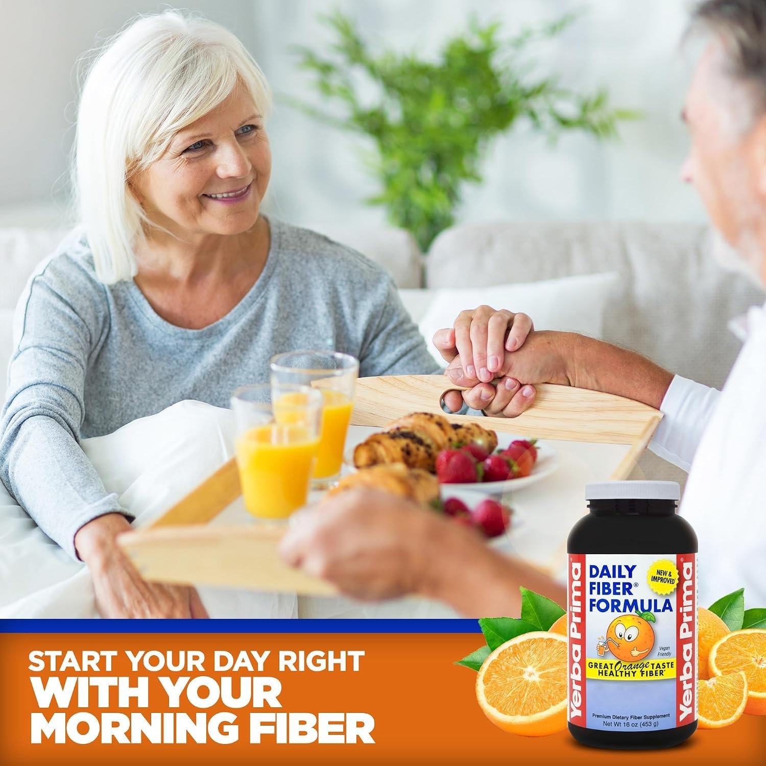 Daily Fiber Formula 16 oz Powder Pack of 3 – Great Tasting Digestive Support