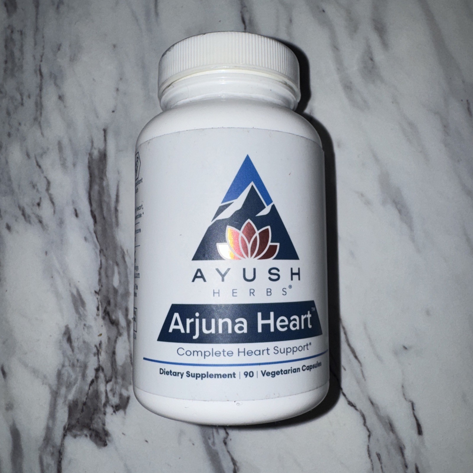 Ayush Herbs Arjuna Heart Healthy Herbal Support 90 Caps Vegan Exp: 8/2027SEALED