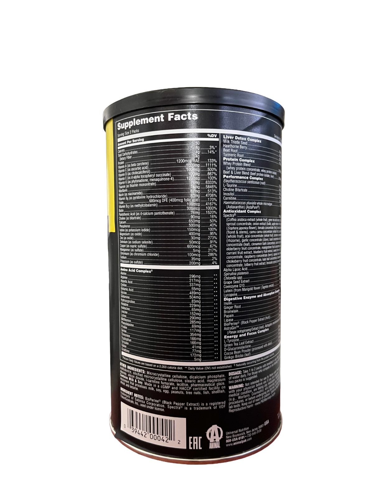 Universal Nutrition Animal Pak 44 Packs