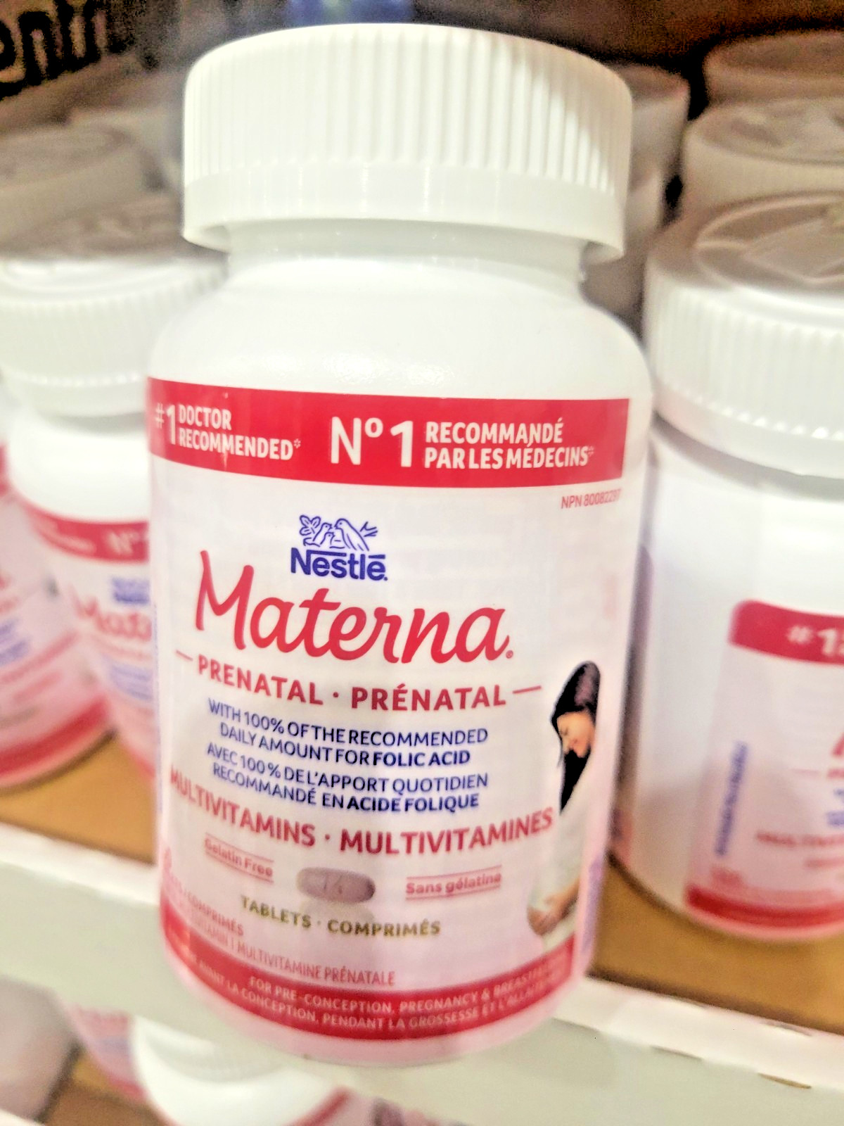 Nestle Materna Prenatal/ Postpartum Vitamins & Minerals Supplement, 150 tablets