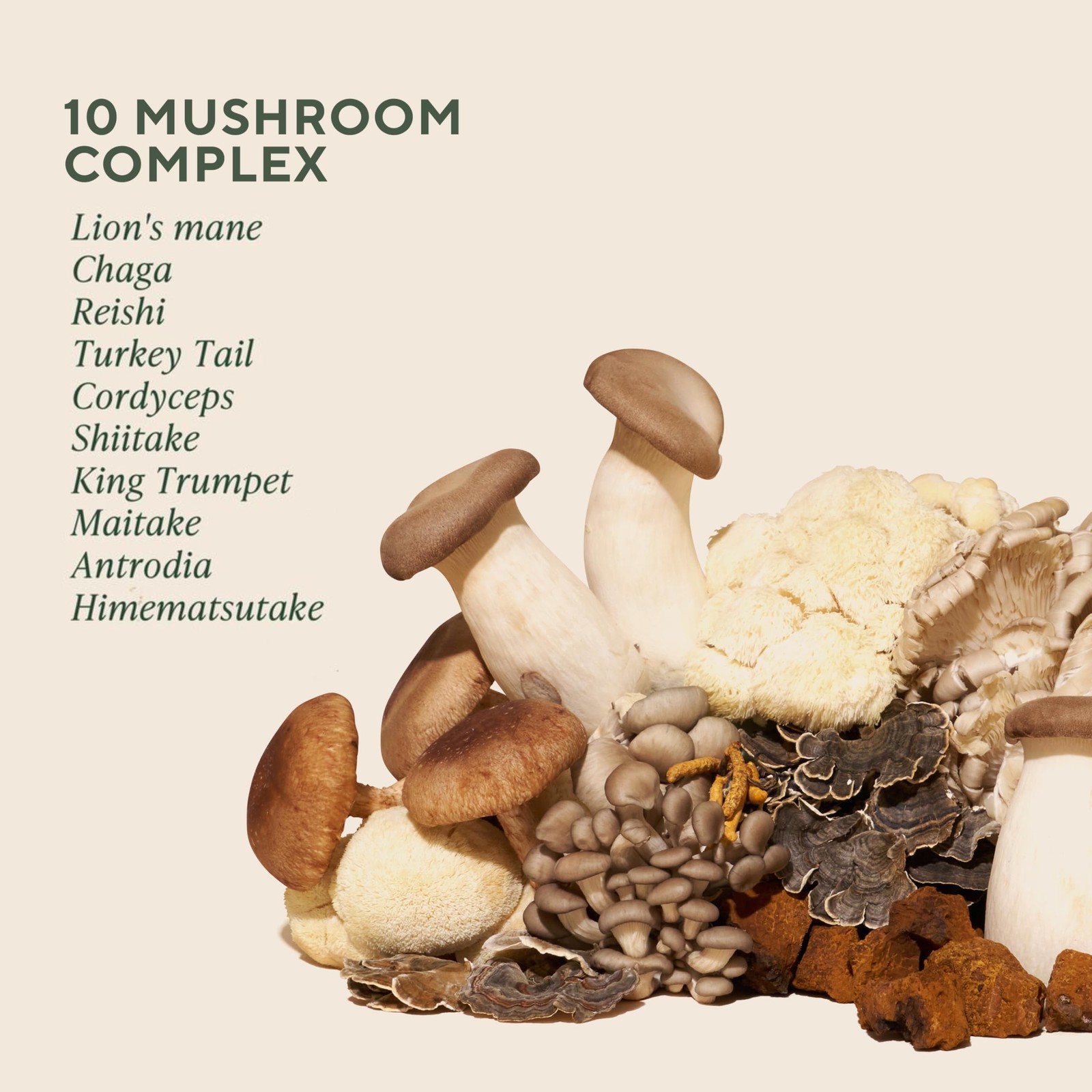 Om Mushroom Superfood Om Master Blend Mushroom Capsules – Organic Mushroom