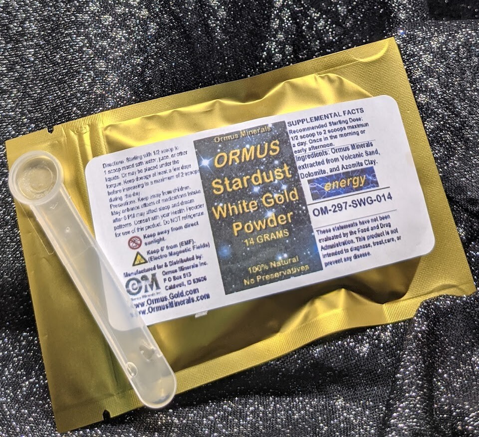 Ormus White Powder Gold 14 grams