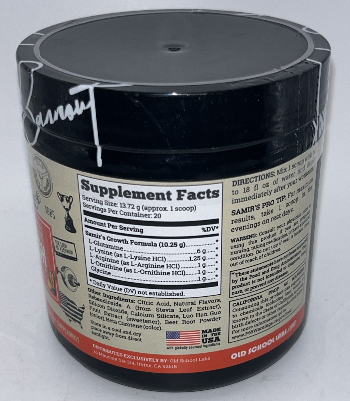Samir Bannout Replica GH pro grade growth formula Peach Lemonade New BB: 6/2026