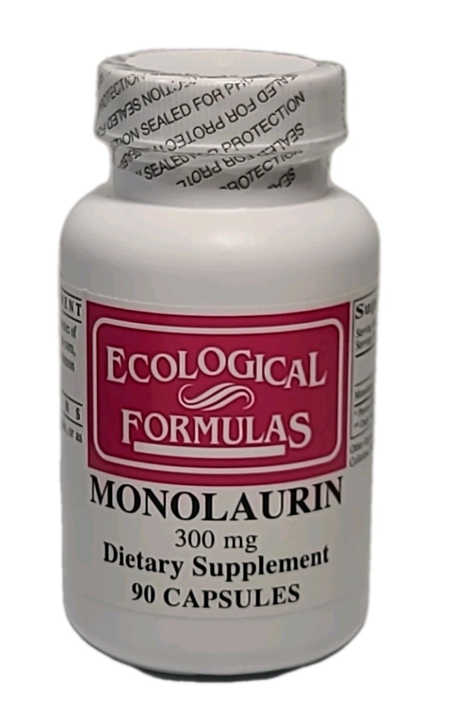 Ecological Formulas • Monolaurin 300 Mg – 90 CAPSULES • EXP : 08/2027