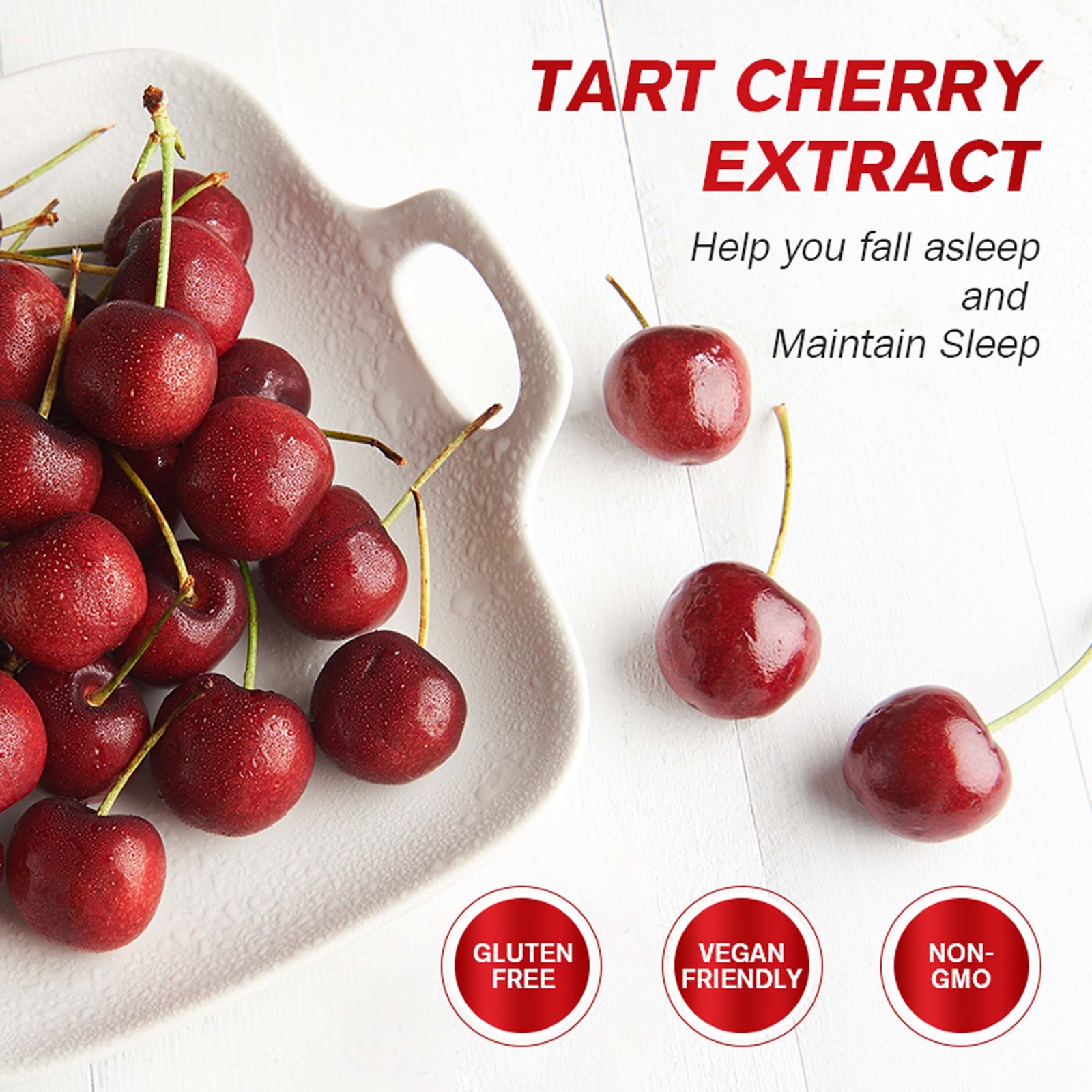 Tart Cherry- Antioxidant Rich Gout Arthritis Pain Relief, Mobility & Flexibility