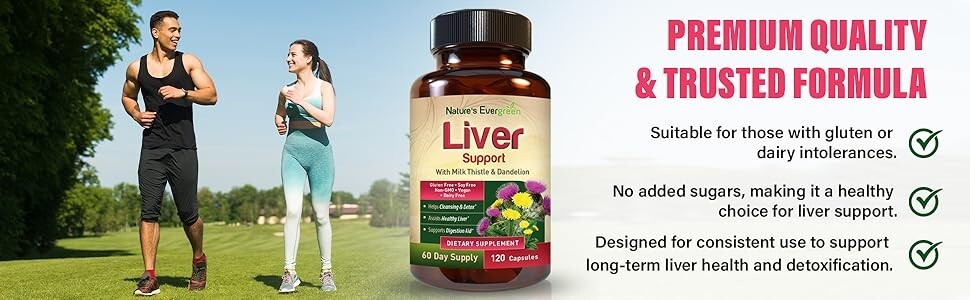 Liver Cleanse Detox & Repair | Herbal Liver Support Supplement w/ 20+ Liver H…