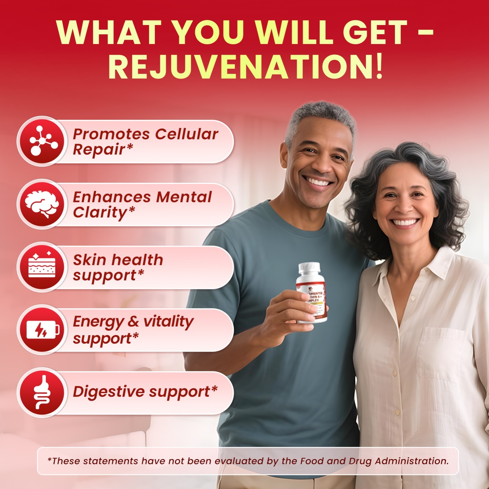 Urolithin A Supplement Capsules with Resveratrol Wormwood Supports Energy, Focus