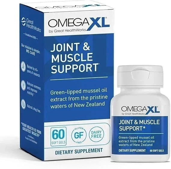LOT of 2 Omga- xl 60ct (120) Joint And Muscle Support (Shop Now –Ends Tonight)