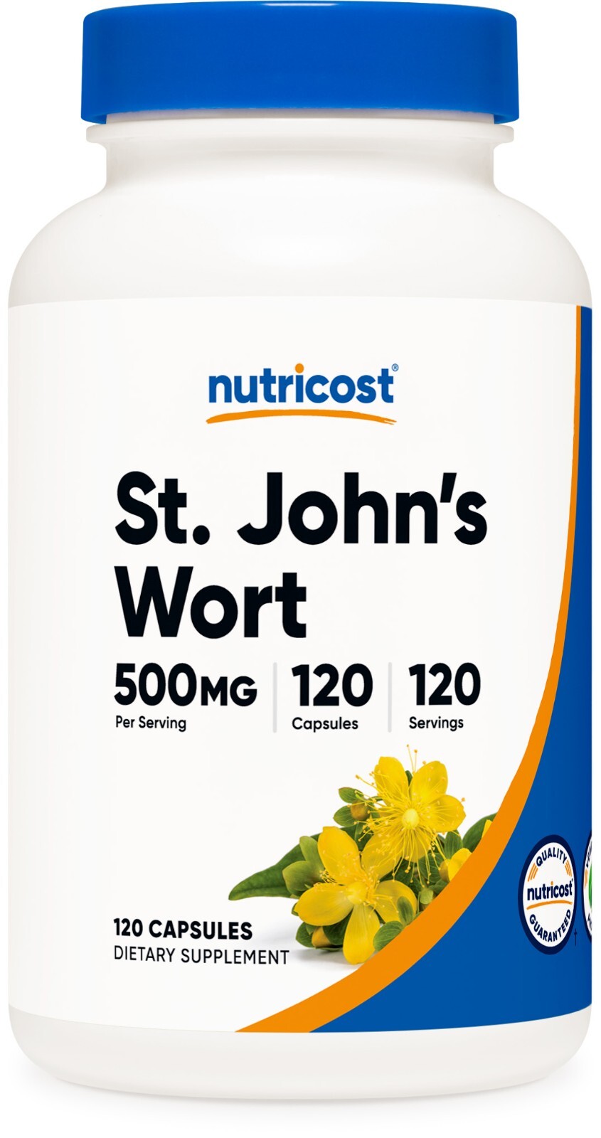 Nutricost St Johns Wort Capsules (500mg) 120 Capsules – Gluten Free and Non-GMO